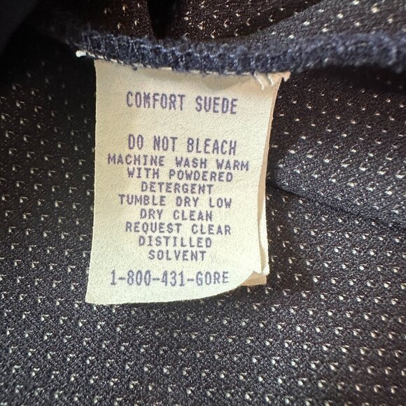 VTG Zero Restriction Golf Outerwear Windstopper Jacket Mens L Navy Comfort Suede - Picture 10 of 12